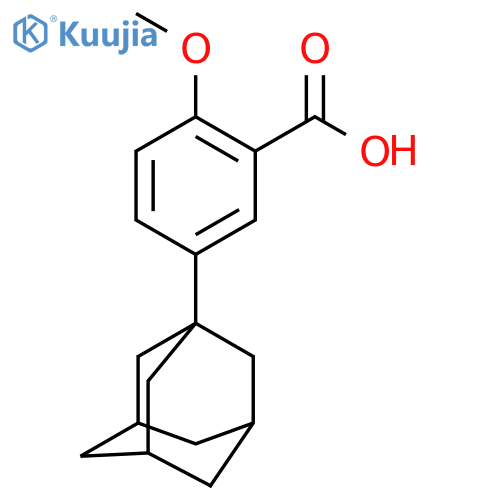 5-(1-Adamantyl)-2-methoxybenzoic acid structure