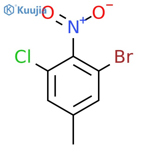 3-Bromo-5-chloro-4-nitrotoluene structure