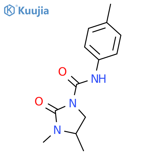 1-Imidazolidinecarboxamide, 3,4-dimethyl-N-(4-methylphenyl)-2-oxo- structure