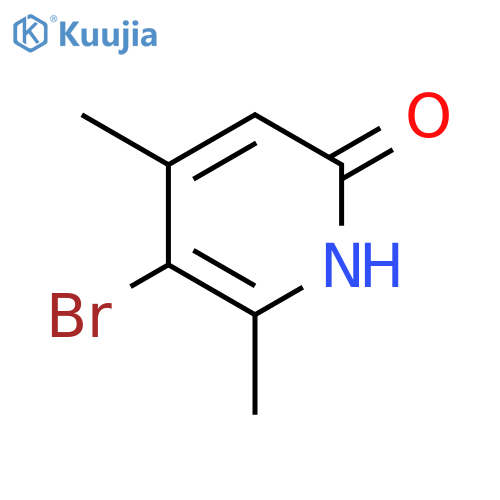 5-bromo-4,6-dimethyl-2(1h)-pyridinone structure
