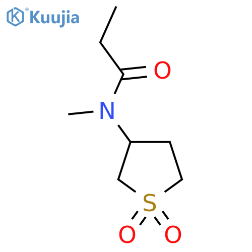 N-(1,1-dioxo-1lambda6-thiolan-3-yl)-N-methylpropanamide structure