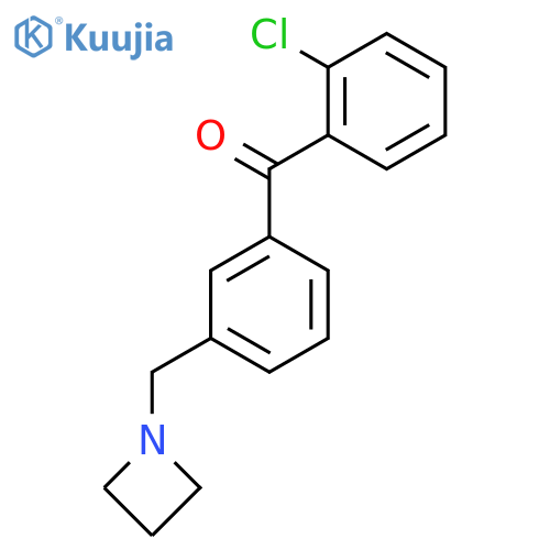 3'-Azetidinomethyl-2-chlorobenzophenone structure