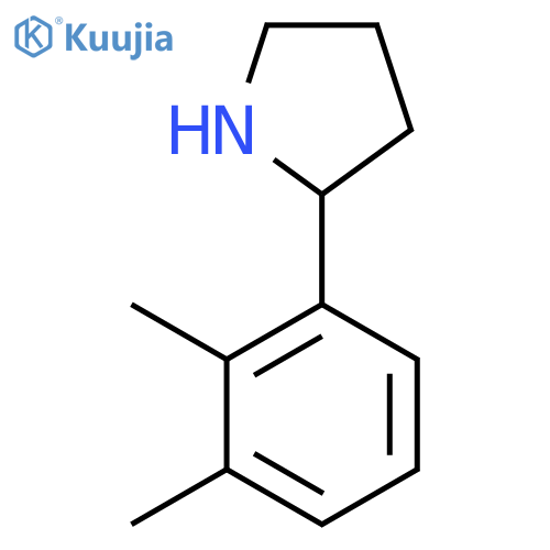 2-(2,3-Dimethylphenyl)pyrrolidine structure