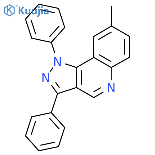 8-methyl-1,3-diphenyl-1H-pyrazolo4,3-cquinoline structure