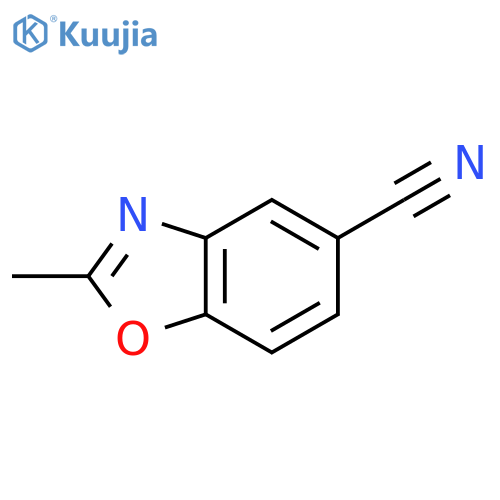 2-Methyl-1,3-benzoxazole-5-carbonitrile structure