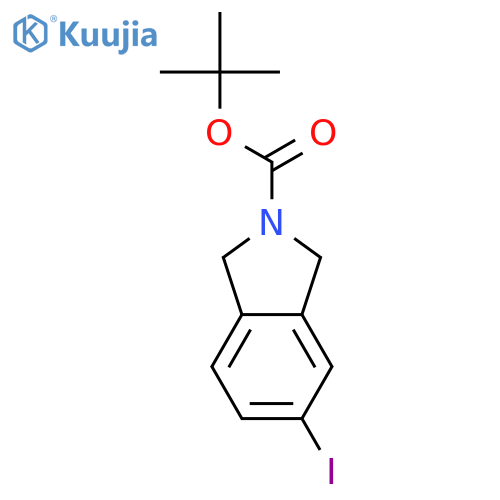 tert-Butyl 5-iodoisoindoline-2-carboxylate structure