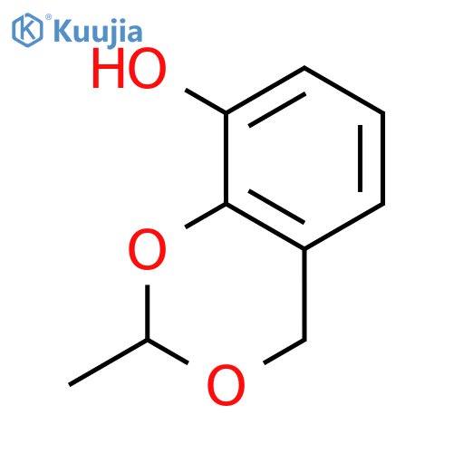 4H-1,3-Benzodioxin-8-ol, 2-methyl- structure