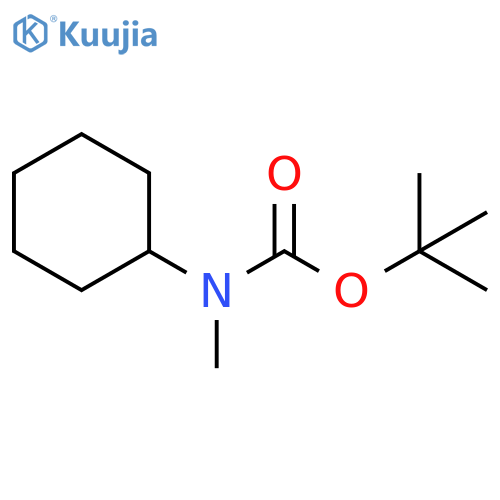 tert-butyl N-cyclohexyl-N-methylcarbamate structure