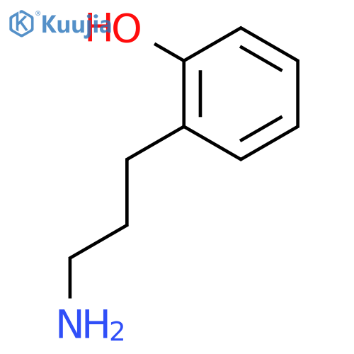 2-(3-aminopropyl)phenol structure