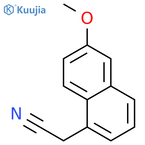 1-NAPHTHALENEACETONITRILE, 6-METHOXY- structure