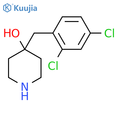 4-(2,4-Dichlorobenzyl)piperidin-4-ol structure