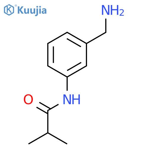 N-3-(aminomethyl)phenyl-2-methylpropanamide structure