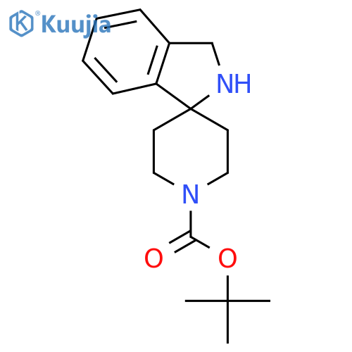 Tert-butyl 2,3-dihydrospiro[isoindole-1,4'-piperidine]-1'-carboxylate structure