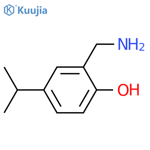 2-(Aminomethyl)-4-isopropylphenol structure