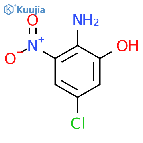2-Amino-5-chloro-3-nitrophenol structure