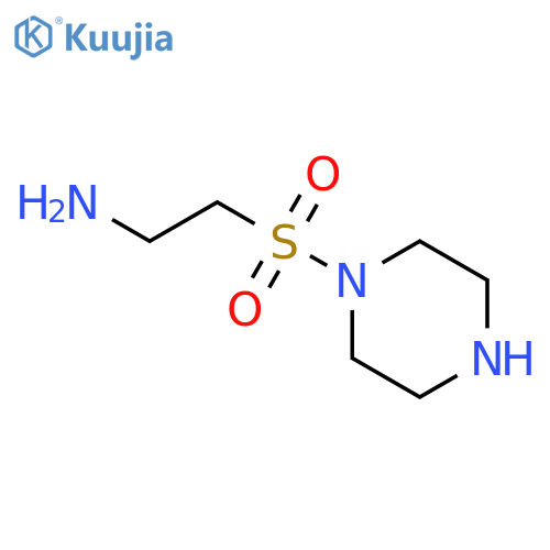 2-(1-Piperazinylsulfonyl)ethylamine oxalate structure