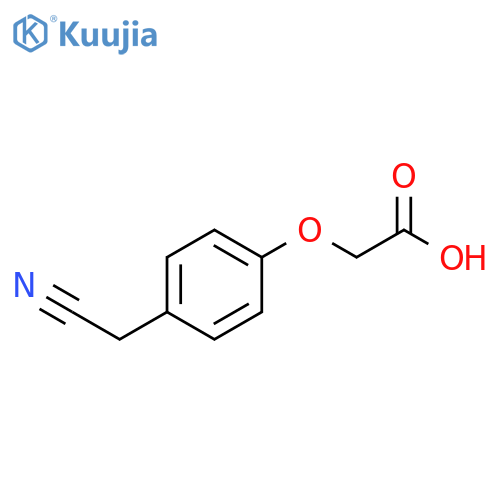 2-4-(cyanomethyl)phenoxyacetic Acid structure