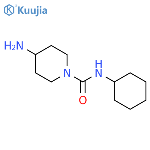4-Amino-N-cyclohexylpiperidine-1-carboxamide structure