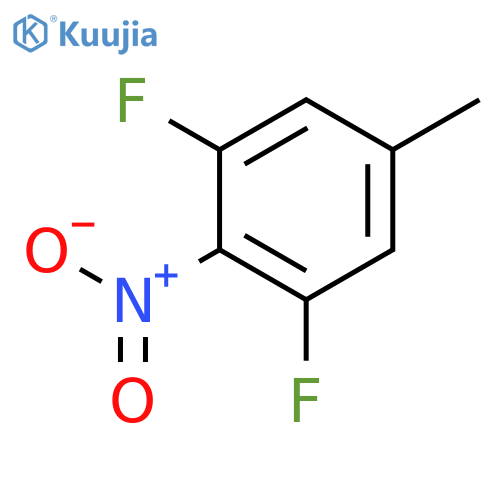 1,3-Difluoro-5-methyl-2-nitrobenzene structure