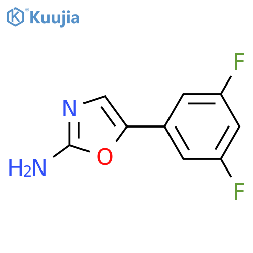 5-(3,5-difluorophenyl)-1,3-oxazol-2-amine structure