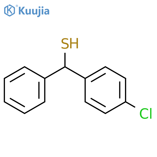 (4-Chlorophenyl)(phenyl)methanethiol structure