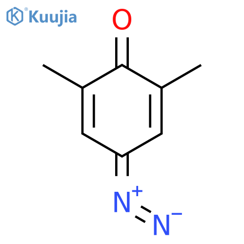 2,5-Cyclohexadien-1-one, 4-diazo-2,6-dimethyl- structure