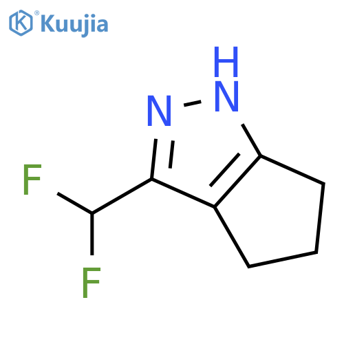 3-(difluoromethyl)-1H,4H,5H,6H-cyclopentacpyrazole structure