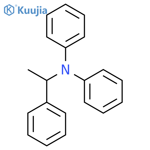Benzenemethanamine, a-methyl-N,N-diphenyl- structure