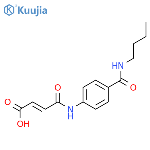 (E)-4-{4-(Butylamino)carbonylanilino}-4-oxo-2-butenoicacid structure