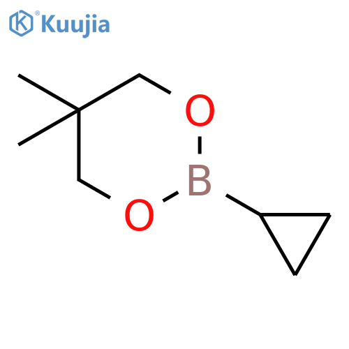 1,3,2-Dioxaborinane, 2-cyclopropyl-5,5-dimethyl- structure