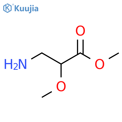 methyl 3-amino-2-methoxypropanoate structure