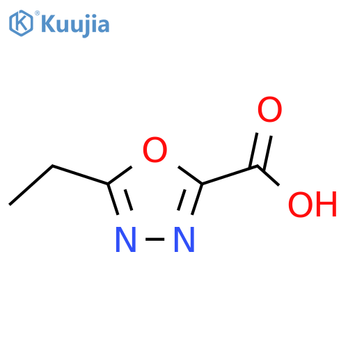 5-Ethyl-1,3,4-oxadiazole-2-carboxylic acid structure