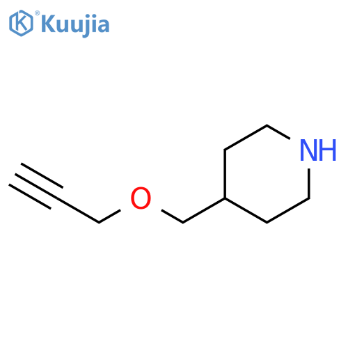 4-(prop-2-yn-1-yloxy)methylpiperidine structure