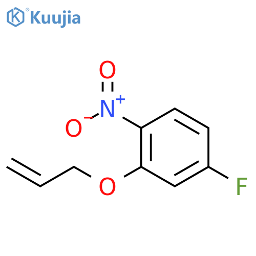 Benzene, 4-fluoro-1-nitro-2-(2-propenyloxy)- structure