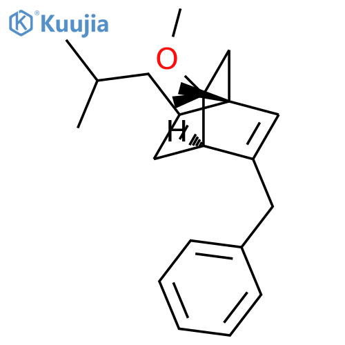(1R,4R,8R)-5-Benzyl-2-isobutyl-8-methoxy-1,8-dimethyl-2-bicyclo2.2.2octa-2,5-diene structure