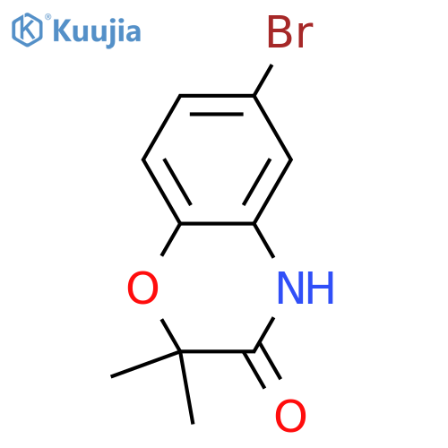 6-Bromo-2,2-dimethyl-2h-benzob1,4oxazin-3(4h)-one structure