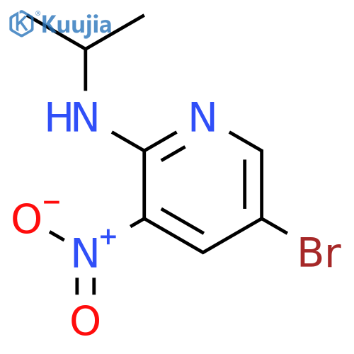 5-Bromo-N-isopropyl-3-nitropyridin-2-amine structure