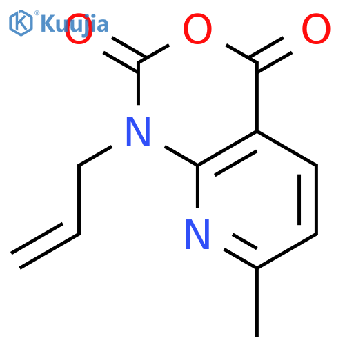 1-Allyl-7-methyl-1H-pyrido[2,3-d][1,3]oxazine-2,4-dione structure