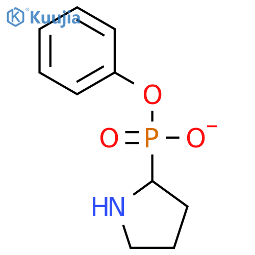 Pyrrolidine-2-phosphonic Acid Phenyl Mono Ester structure