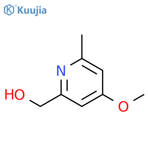 (4-methoxy-6-methylpyridin-2-yl)methanol structure