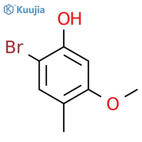 Phenol, 2-bromo-5-methoxy-4-methyl- structure